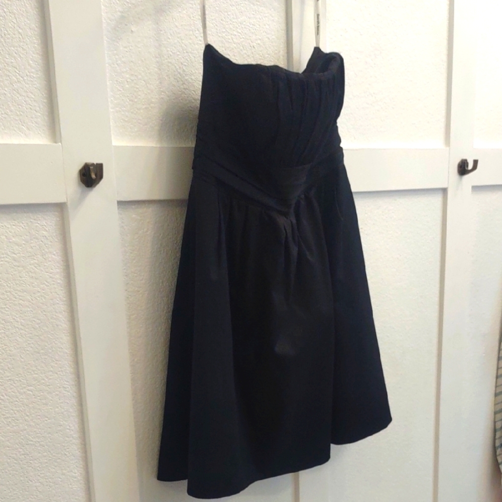 David's Bridal Strapless Party Dress